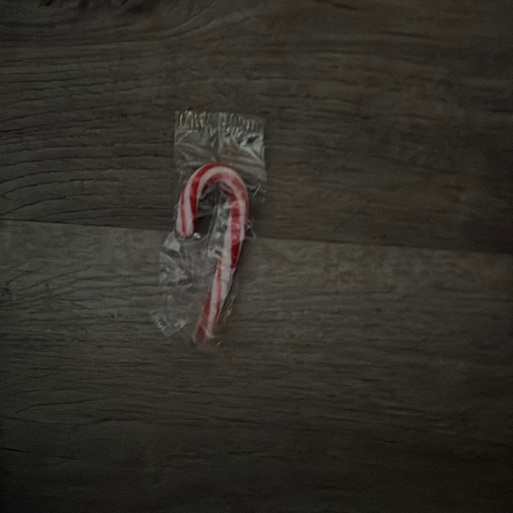 A rare candy cane this rare species it special because it taste good, covered pl